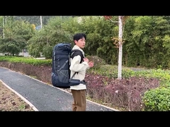 40L Ripstop النايلون في الهواء الطلق المشي لمسافات طويلة للماء حقيبة الظهر مع غطاء للمطر